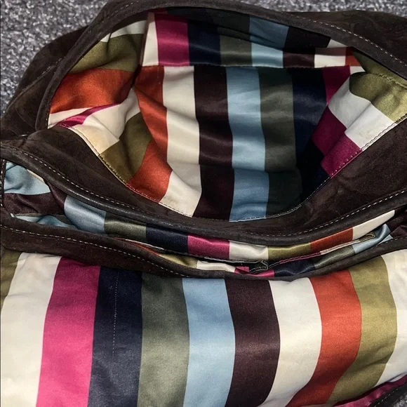 RARE Brown Suede Coach 65th Anniversary Legacy Shoulder Bag - Picture 9 of 11